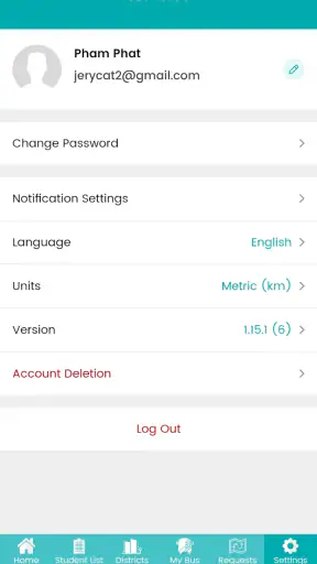 Edulog Parent Portal screenshot