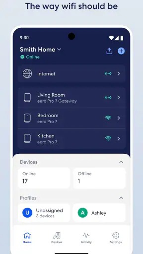 eero wifi system screenshot
