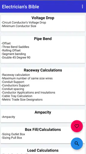 Electrician's Bible screenshot