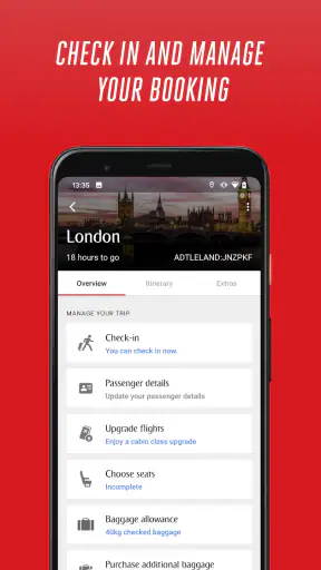 Emirates screenshot