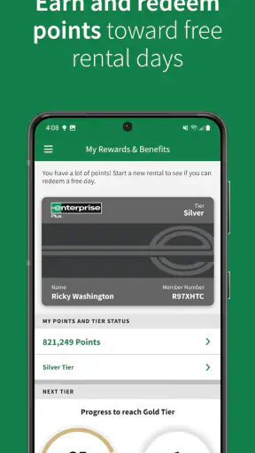 Enterprise Car Rental screenshot