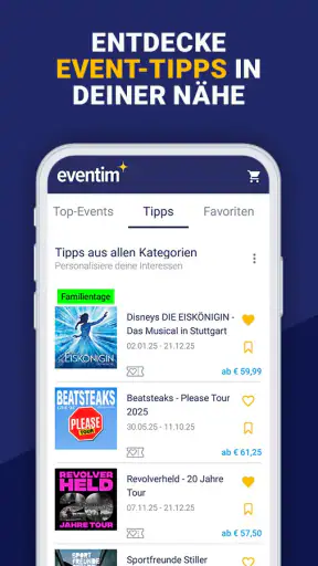 EVENTIM DE: Tickets for Events screenshot