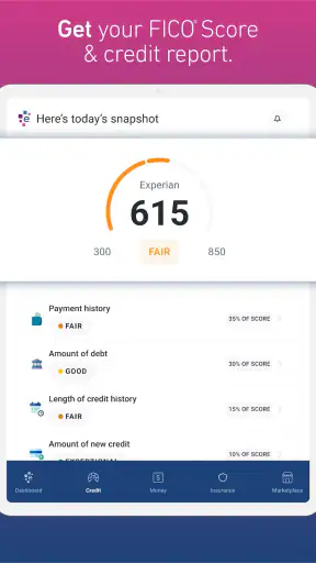 Experian screenshot