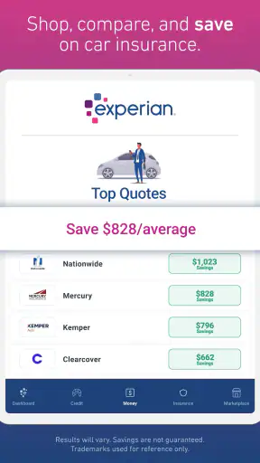 Experian screenshot