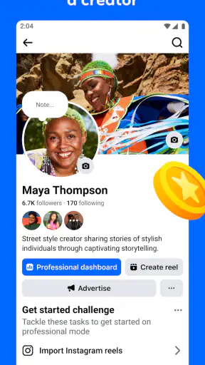 Facebook screenshot