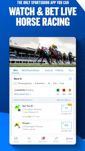 FanDuel Sportsbook & Casino screenshot