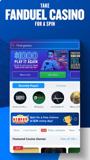 FanDuel Sportsbook & Casino screenshot