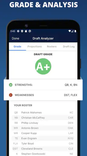 Fantasy Football Draft Wizard screenshot