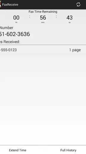 FaxReceive - receive fax phone screenshot