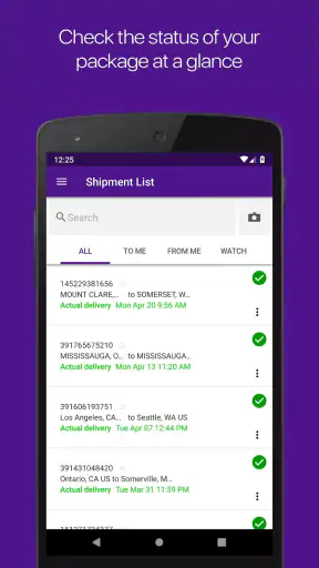 FedEx Mobile screenshot