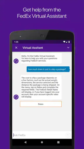 FedEx Mobile screenshot