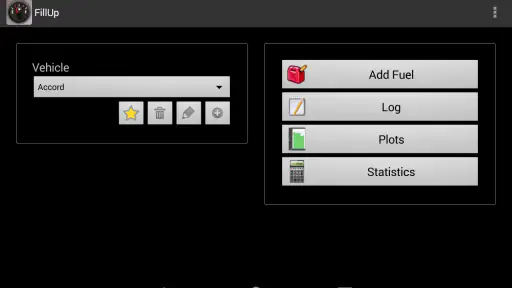 FillUp - Gas Mileage Log screenshot
