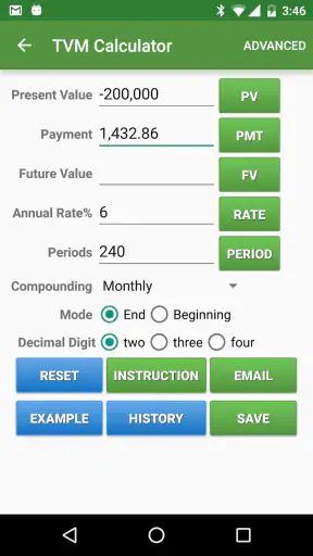 Financial Calculators Pro screenshot