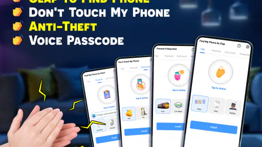 Find my Phone - Clap, Whistle screenshot