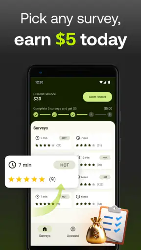 Five Surveys - Earn Money Fast screenshot