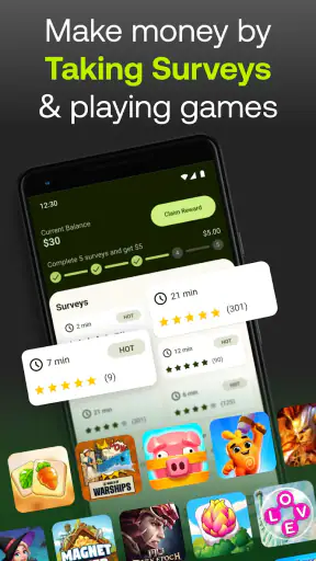Five Surveys - Earn Money Fast screenshot