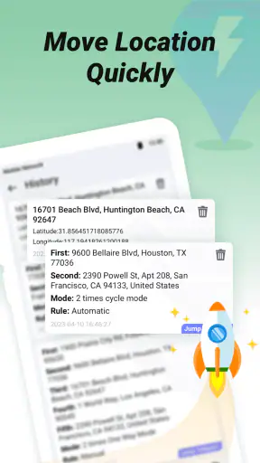 FlashGo: Fake GPS Location screenshot