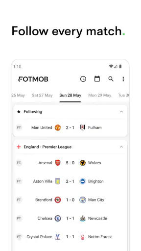 FotMob - Soccer Live Scores screenshot