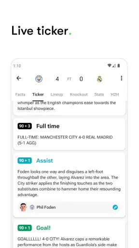 FotMob - Soccer Live Scores screenshot