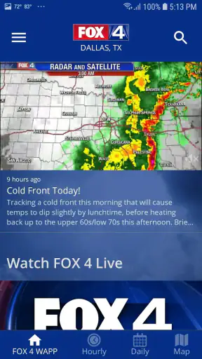 FOX 4 Dallas-Fort Worth: Weath screenshot