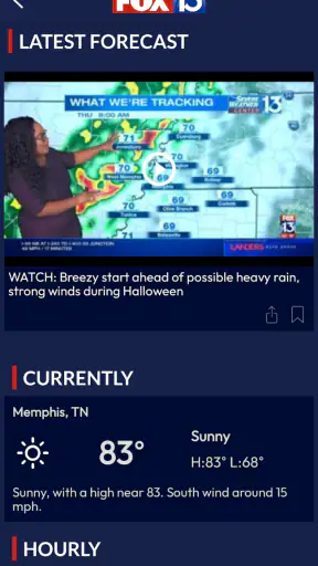 FOX13 Memphis screenshot