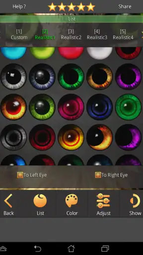 FoxEyes - Change Eye Color screenshot
