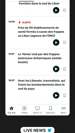FRANCE 24 - Live news 24/7 screenshot