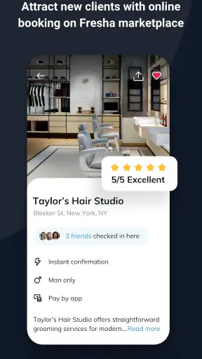 Fresha for business screenshot