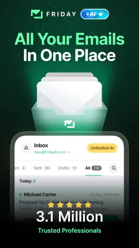 Friday: AI E-mail Assistant screenshot
