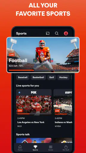 Fubo: Watch Live TV & Sports screenshot