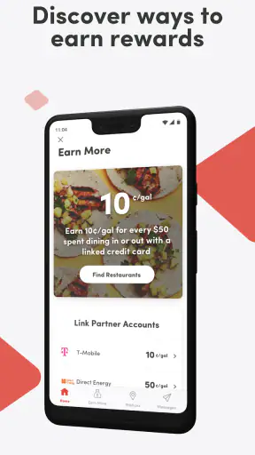 Fuel Rewards® program screenshot