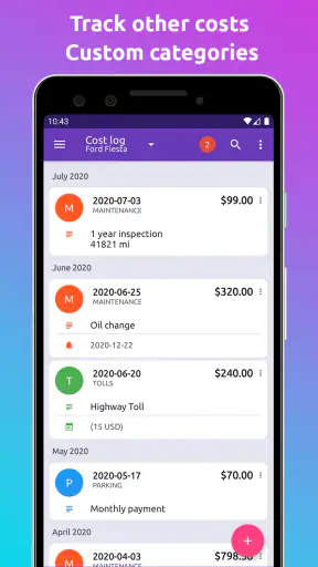 Fuelio: gas log & gas prices screenshot