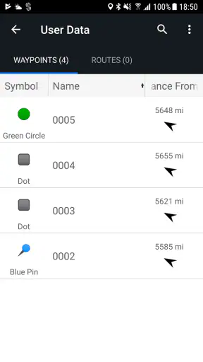 Garmin ActiveCaptain® screenshot