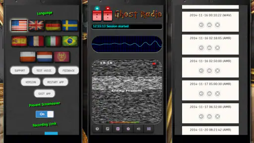 Ghost Radio EVP/EMF Simulator screenshot