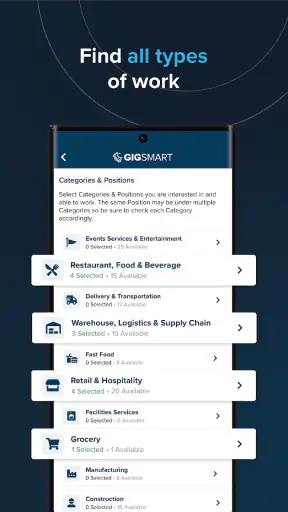 GigSmart Get Gigs screenshot