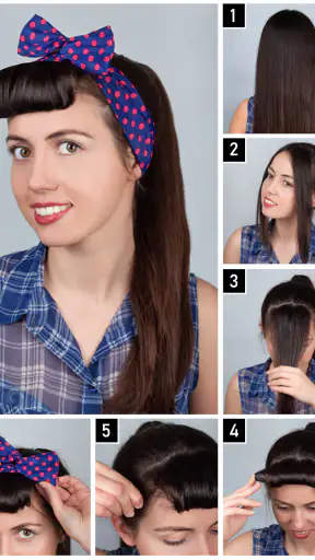 Girls Hairstyle Step By Step screenshot