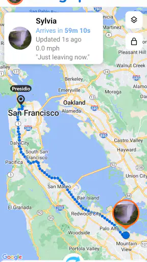 Glympse - Share GPS location screenshot