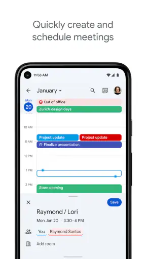 Google Calendar screenshot