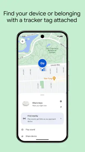 Google’s Find Hub screenshot