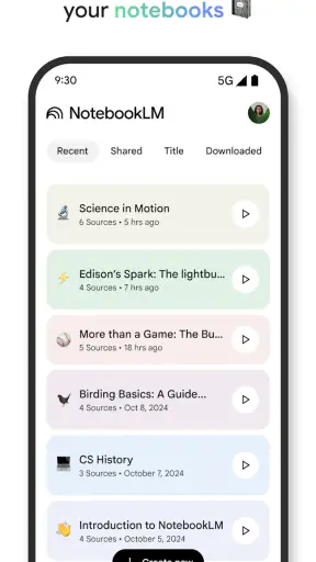 Google NotebookLM screenshot