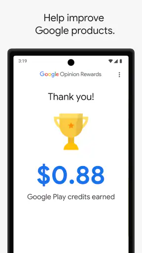 Google Opinion Rewards screenshot