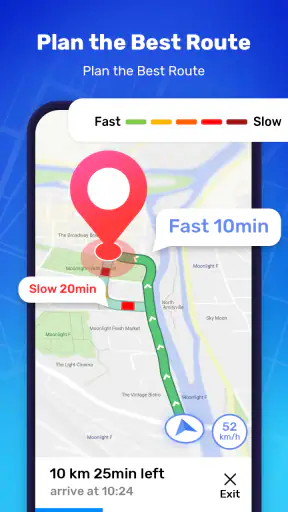 GPS Navigation Route Finder screenshot