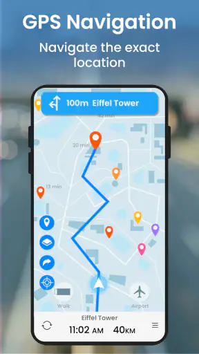 GPS Navigation- World Map 3D screenshot