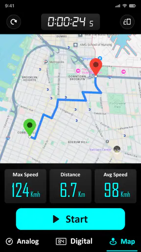 GPS Speedometer - Odometer App screenshot