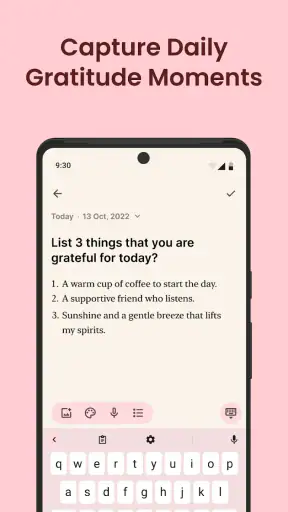 Gratitude: Self-Care Journal screenshot