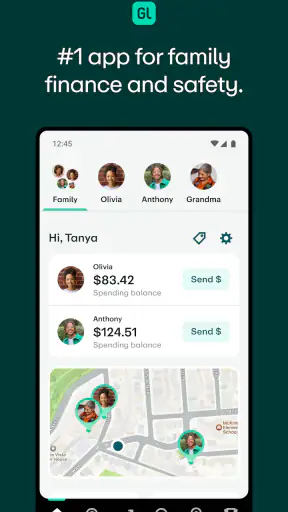 Greenlight Kids & Teen Banking screenshot