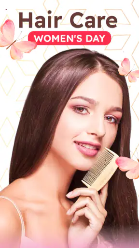 Haircare app for women screenshot