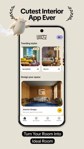 Happy Space - AI Home Design screenshot