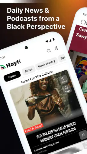 Hayti: Black News and Podcasts screenshot