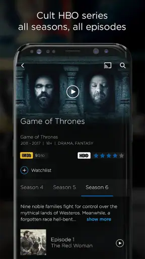 HBO Go screenshot